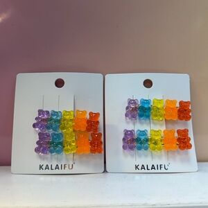 Gummy Bear Hair Clips